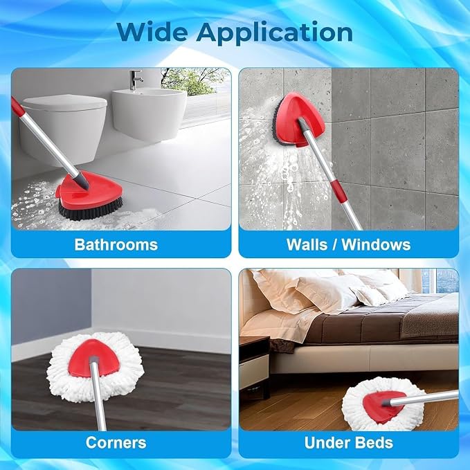 Spin Mop Head and Brush Replacement Compatible - Image 7