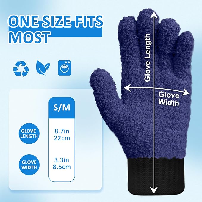 MIG4U 2 Pairs Microfiber Gloves - Image 6