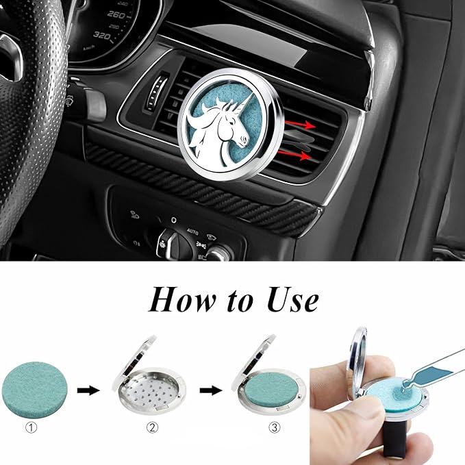 30mm Car Essential Oil Diffuser Vent Clip Air Freshener Vent Clips Aromatherapy - Image 5