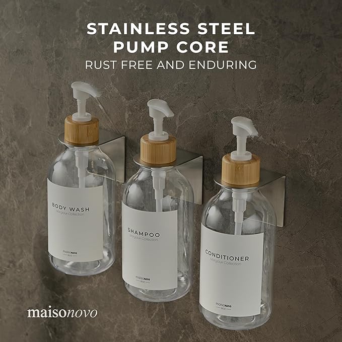 MaisoNovo Shampoo and Conditioner Dispenser - Image 4