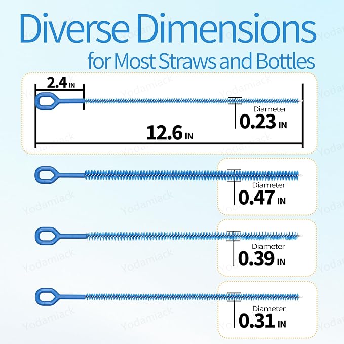 Heavy Duty Straw Cleaner Brush - Image 6