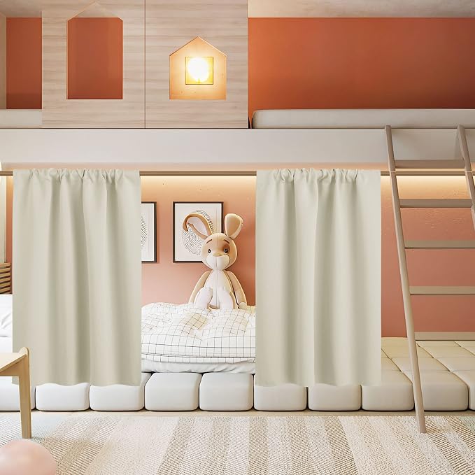 RYB HOME Small Curtains for Door Windows by RYBHOME