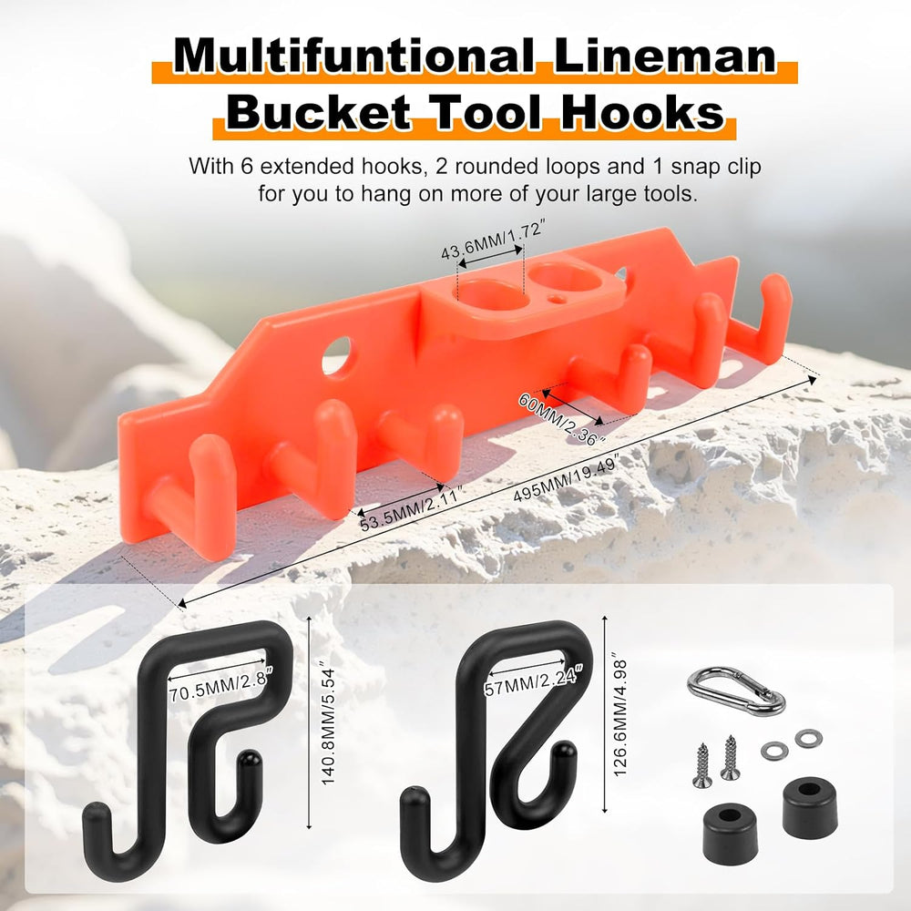 CNQLIS Lineman Tool Board Bucket Truck Tool Organizer
