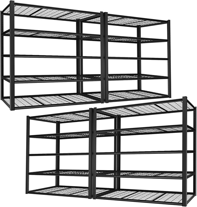 ROOMTEC 60" W Garage Shelving Heavy Duty, 33000LBS Storage Shelves, 5-Tier by ROOMTEC