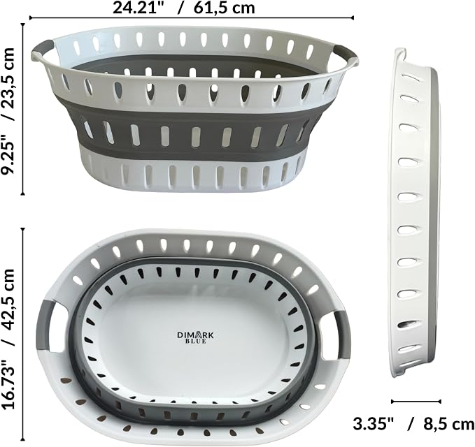 Premium Collapsible Laundry Baskets – Foldable Laundry Basket & Hamper Bin 45L - Image 8