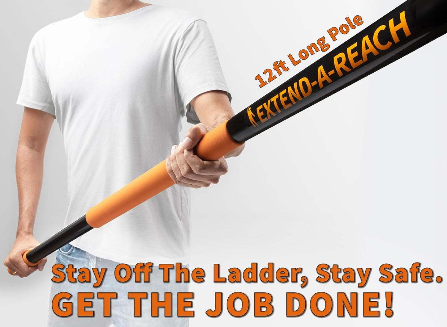 20 Foot High Reach Duster Kit with 4-12 ft Extension Pole // High Ceiling Duster Cleaning Kit with Telescopic Pole // Cobweb Duster // Feather Duster and Ceiling Fan Duster // The Ultimate Dusting Kit