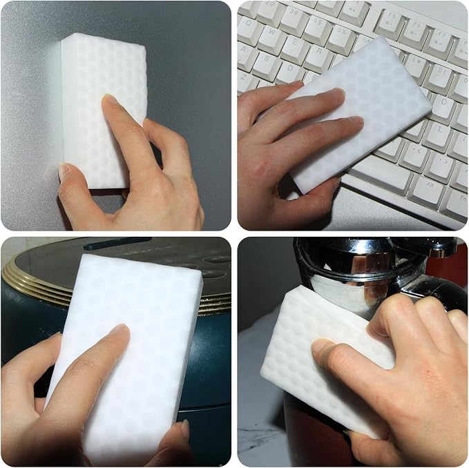 Sponge Eraser 20 Pack 2X Density and Long Lasting Melamine Sponges - Image 4