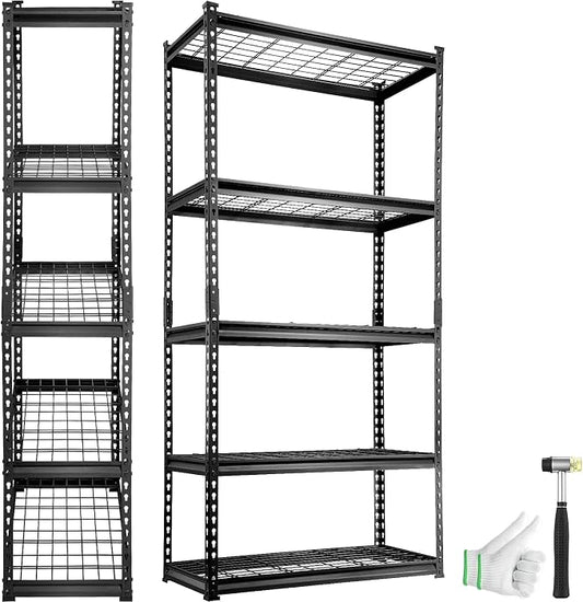 VEVOR Storage Shelving Unit, 5-Tier Adjustable, 2000 lbs Capacity, Heavy Duty by VEVOR