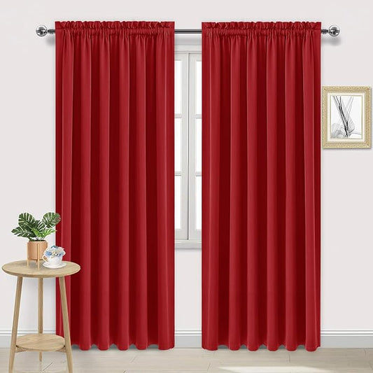 DWCN Blackout Curtains for Living Room Thermal Insulated, Energy Saving & Noise by DWCN