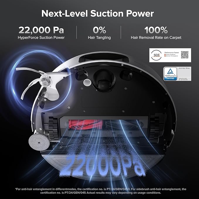 roborock Saros 10 Robot Vacuum and Mop, 000Pa Suction, AI Obstacle Avoidance - Image 3
