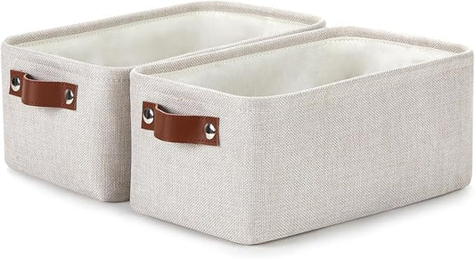 DULLEMELO fabric storage baskets | 11.8x7.9x5.1 inch small baskets by DULLEMELO