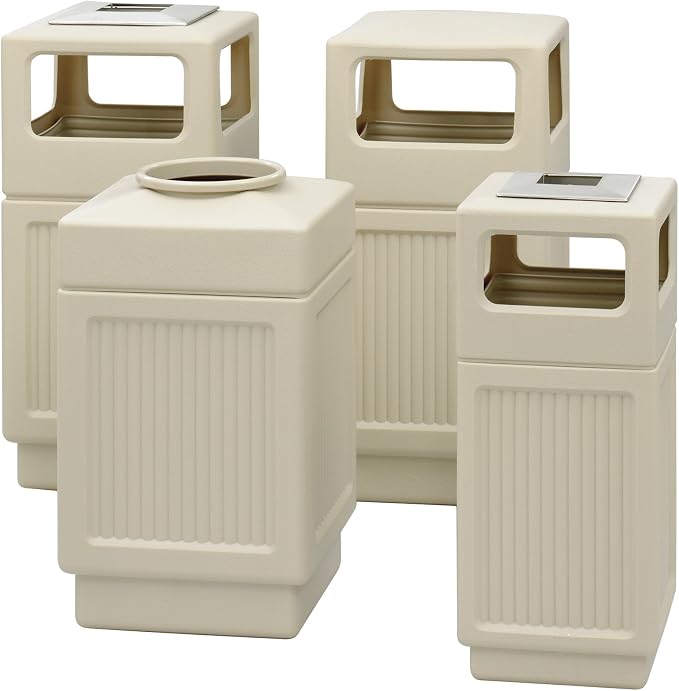 Safco Canmeleon Trash Can, 38 Gallons, Indoor and Outdoor Use, Durable & - Image 6