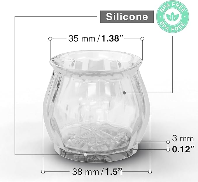 X-Protector Silicone Chair Leg Floor Protectors - Image 5