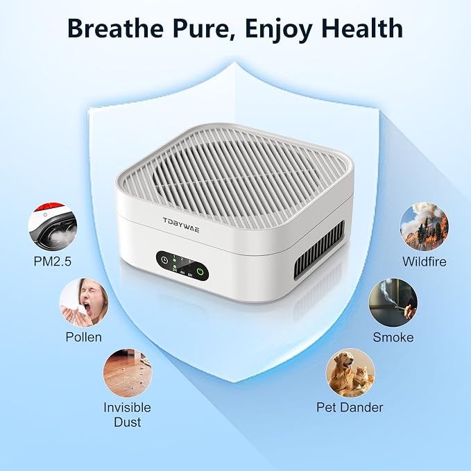 Air Purifiers for Home – True HEPA Air Purifier for Pets, Smoke & Allergies | - Image 6
