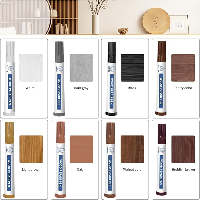 Multi-Color Wood Filler Kit | Professional Repair - Image 3