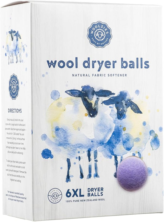 Woolzies Wool Dryer Balls Organic Big Wool Spheres Best Fabric Softener | by WoolziesHomeEssentials
