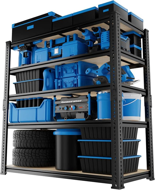 Garage Shelving, Storage Shelves Heavy Duty 2000 LBS Capacity, 5 Tier by Unknown