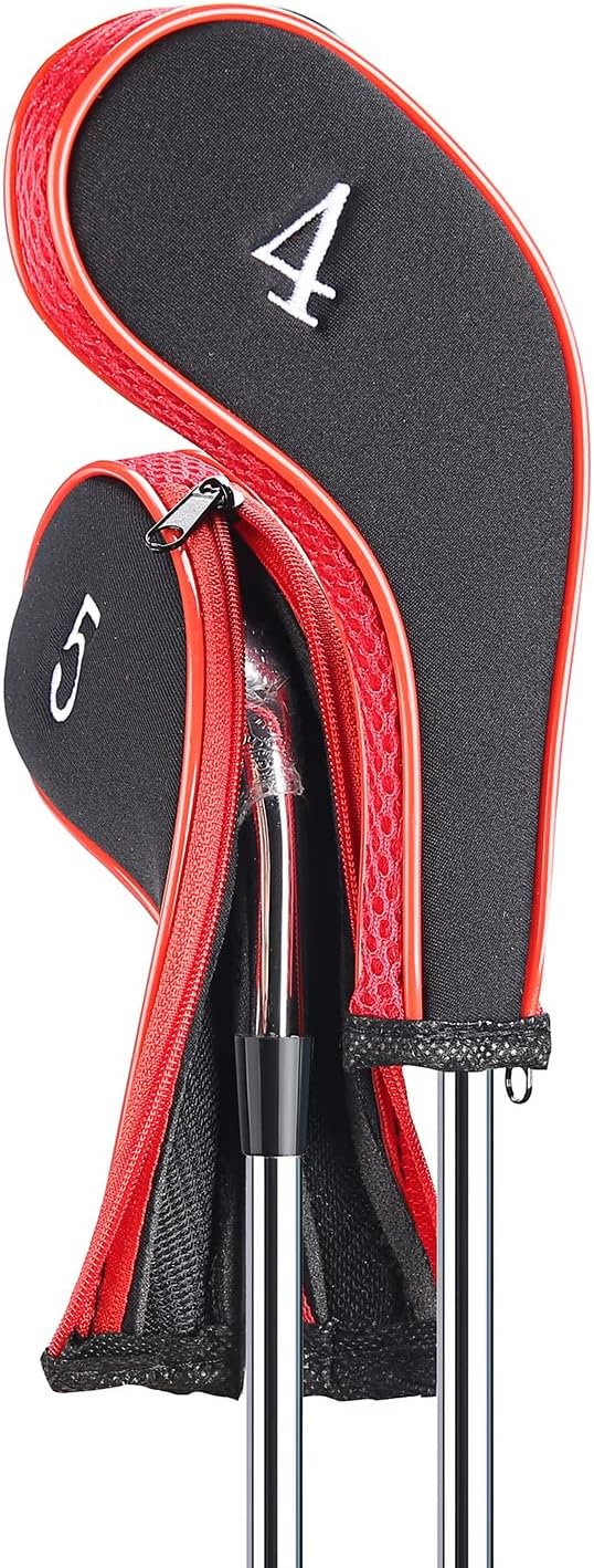 Sword &Shield sports Neoprene Zipper Golf Club Iron Head Covers Iron Covers - Image 3