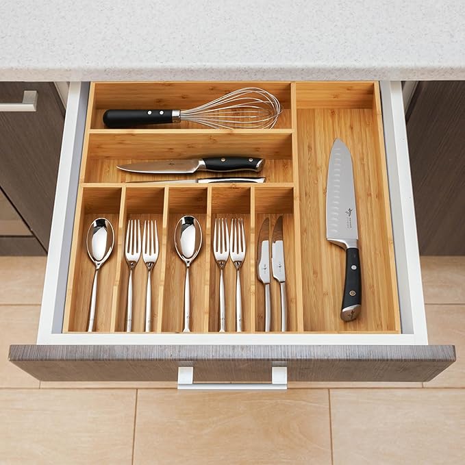 Umilife Large Kitchen Drawer Organizer, 2.5" High - Image 6