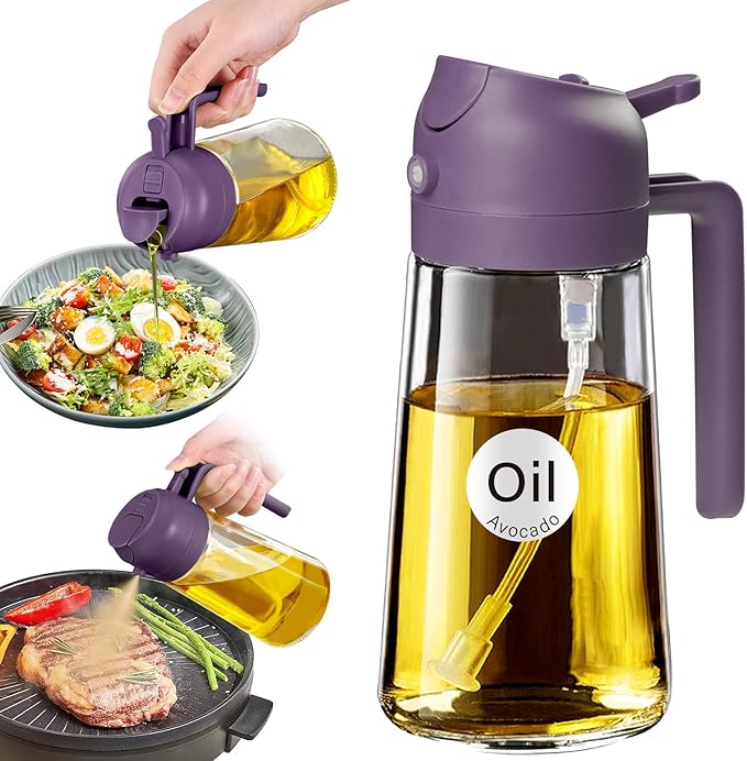 YARRAMATE 16oz/470ml Glass Olive Oil Sprayer by YARRAMATE