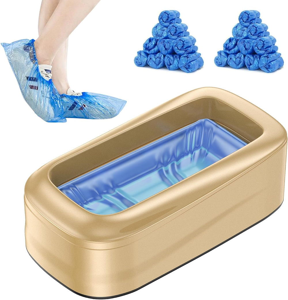 Automatic Shoe Cover Dispenser Machine with 200 Non-Slip Boot Covers -