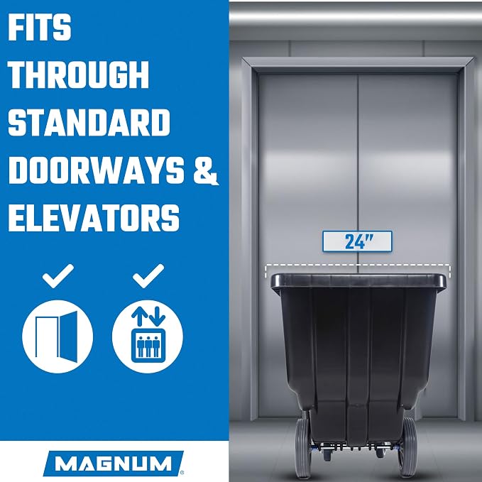 Magnum Tilt Truck, 1/2 Cu. Yd. Capacity Dump Cart - Image 4