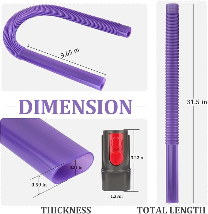 Dryer Vent Lint Vacuum Attachments Hose - Image 5