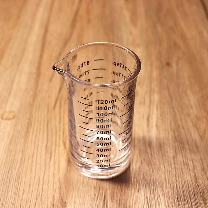 Ackers 4 Oz Glass Measuring Cup, Borosilicate Shot Glass - Image 8