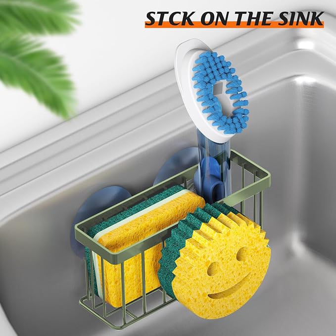 Sponge Holder Smiley Face, Sink Caddy, Sink Organizer - Image 5