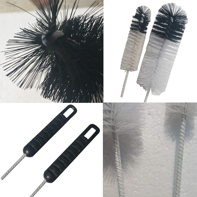 NewFerU Bottle Cleaning Brushes Long Handle Thin, Small Big Wire Cleaner - Image 3