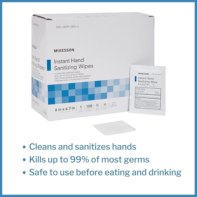 McKesson Hand Sanitizing Wipes Alcohol Wipes - Image 2