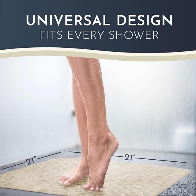 Homerella Anti Slip Shower Mat | Anti Mold Non Slip Bathtub Mat - Image 3