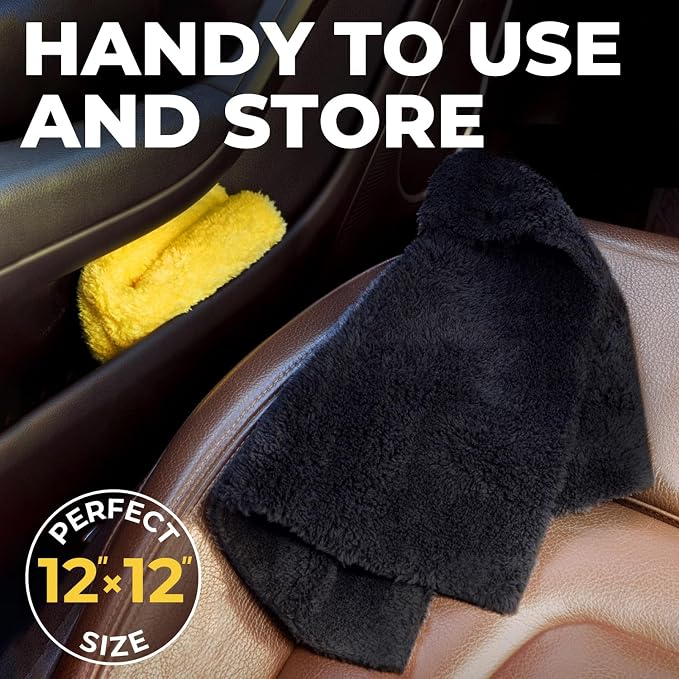 Edgeless Microfiber Towels for Cars – 6pk - Image 7