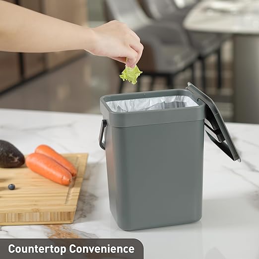 EKO Puro Mini Wall-Mounted Kitchen Trash Can - Image 9