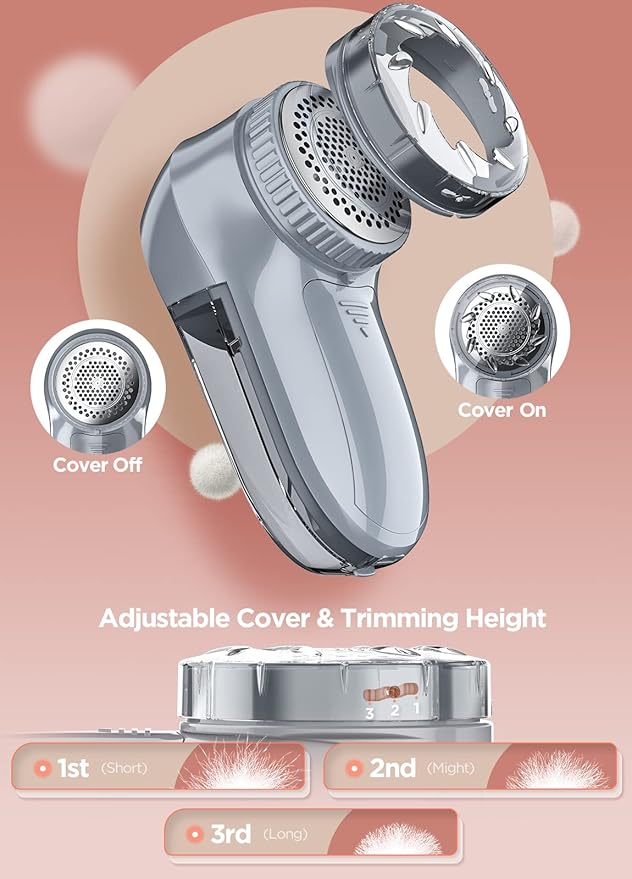 Bymore Fabric Shaver, Lint Remover, Lint Shaver Defuzzer Sweater Shaver - Image 4