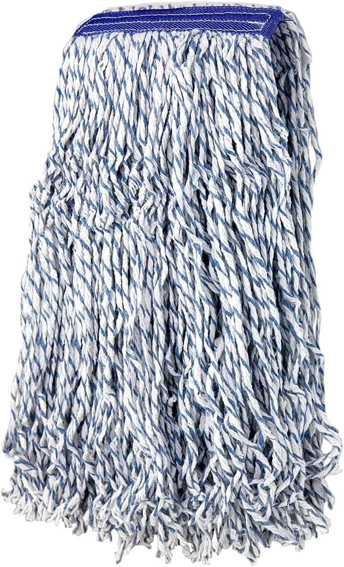 KLEEN HANDLER Cut End Finish Mop | 1.25" Universal Headband, Maximum Absorption by BisonLife