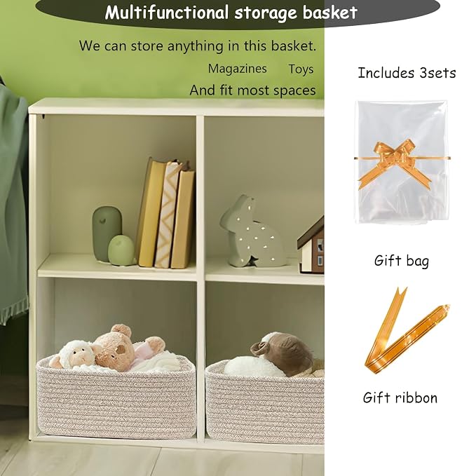 COMFY-HOMI 11.5"x7.5"x4.7" Storage Baskets - Image 3