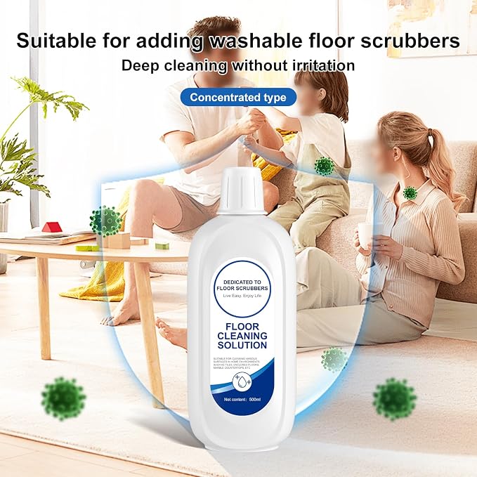 GCW Cleaning Solution Refill 500ML Blue Bottle Original Flavor Floor Cleaner - Image 6