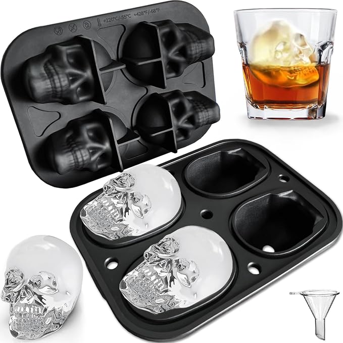 JETKONG Large Skull Ice Mold by JETKONG