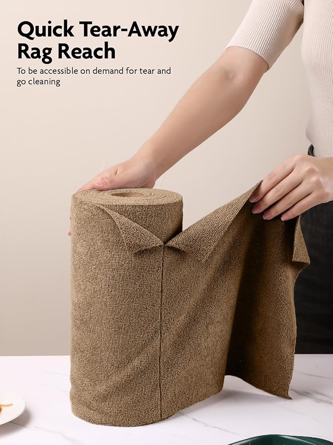 Fantasticlean Microfiber Cleaning Cloth Roll -40 Pack, Tear Away Microfiber - Image 2