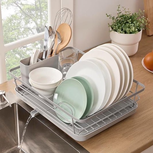 Dish Drying Rack 3 Piece Dish Drainer by SweetHomeCollection