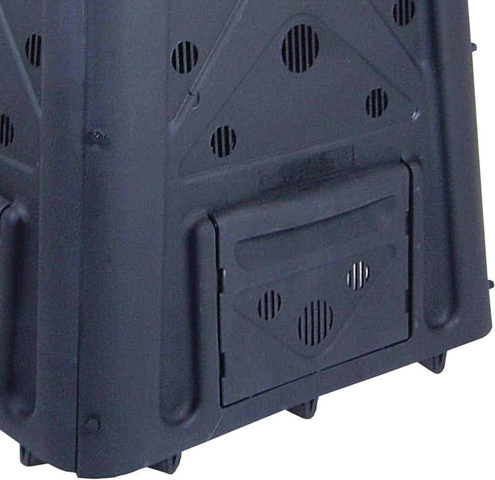 Redmon Outdoor Compost Bin with Lift Off Lid, 4-Door Access & Vent Holes,...