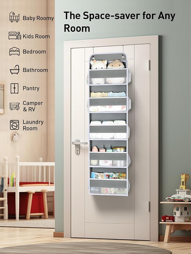 Yecaye 1 Pc Over the Door Organizer - Image 6