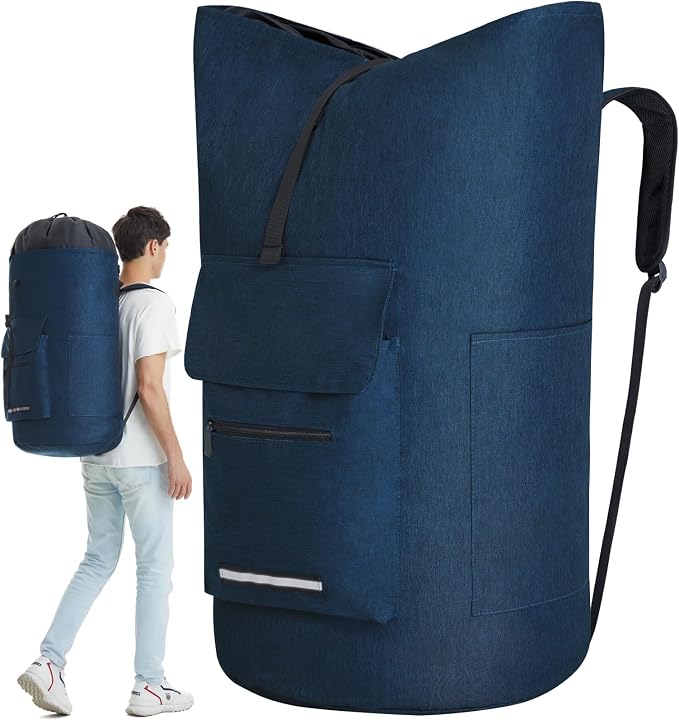 Laundry Backpack Heavy Duty, 115L Extra Large Laundry Bag by QUOVEXA-SimplifyYourDay
