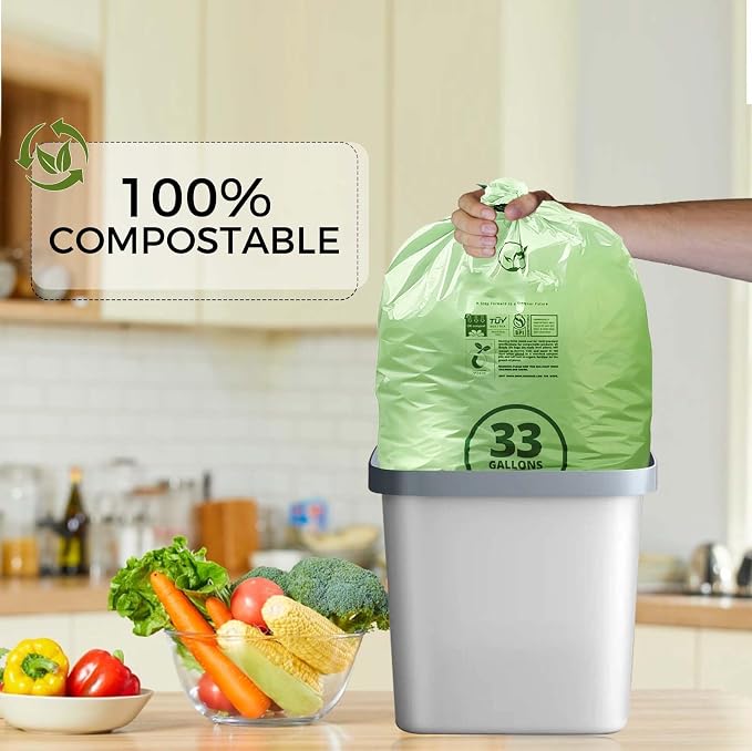 30-33 Gallon Compostable Trash Bags - Image 5
