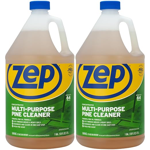Zep Concentrated Multi-Purpose Pine Cleaner - 128 oz ZUMPP128 - Multi-Purpose by Zep