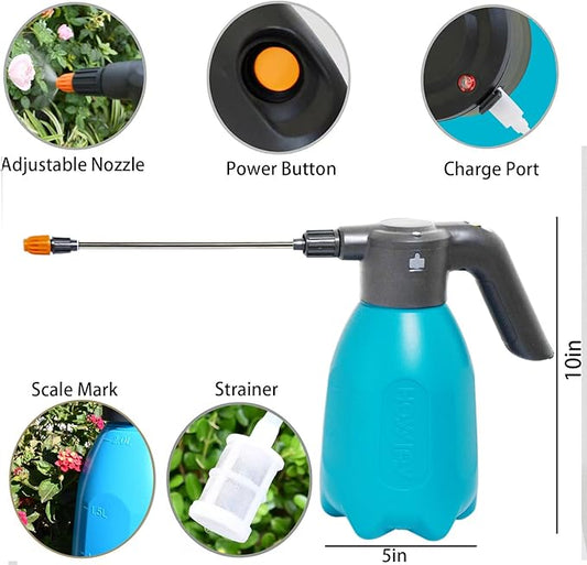 ES2-PRO Electric Spray Bottle 2L/0.5Gallon Plant Mister, Spray About 30 Gallons - Image 2