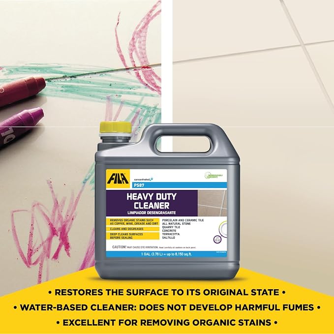 FILA Surface Care Solutions PS87 Heavy Duty Cleaner and Degreaser, 1 GAL - Image 6