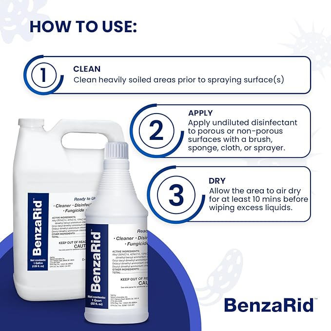 Pro Mold Killer Fungicide Disinfectant including Aspergillus Niger H5N1 Pack | - Image 6
