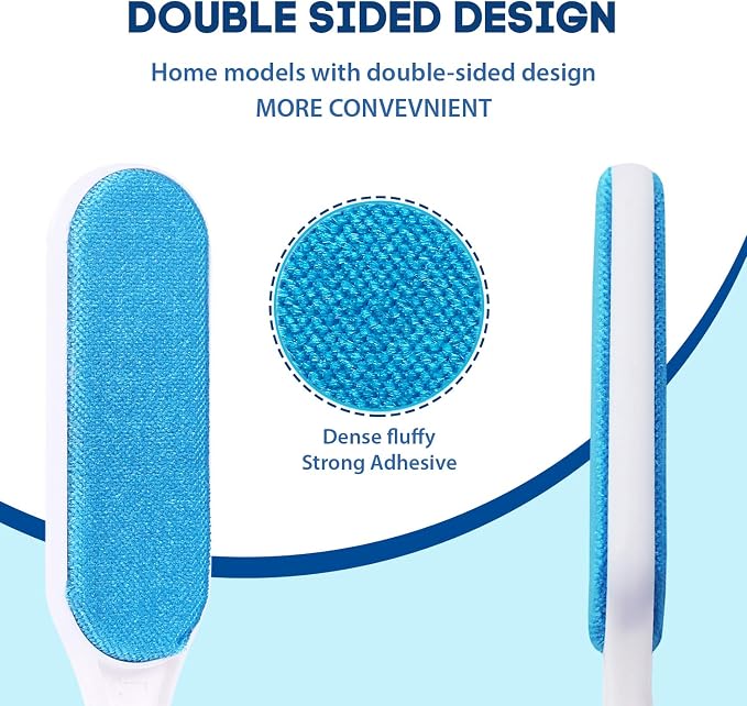 Pet Hair Remover for Clothes: Reusable Dog Cat Fur Lint Removal Brush for - Image 6